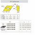 DCMT11T304-EM YBG205 твердосплавная пластина
