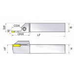 GKEL2525-3T18 державка GKEL2525-3T18 державка