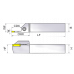 GKEL2525-3T18  отрезная, канавочная державка